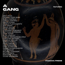 I'm happy to have work in good company in this:  “A GANG” IS AN EXHIBITION FEATURING A RANGE OF WORKS BY CONTEMPORARY ARTISTS IN A NON-GALLERY SETTING.